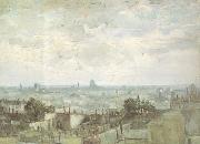 View of the Roofs of Paris (nn04), Vincent Van Gogh